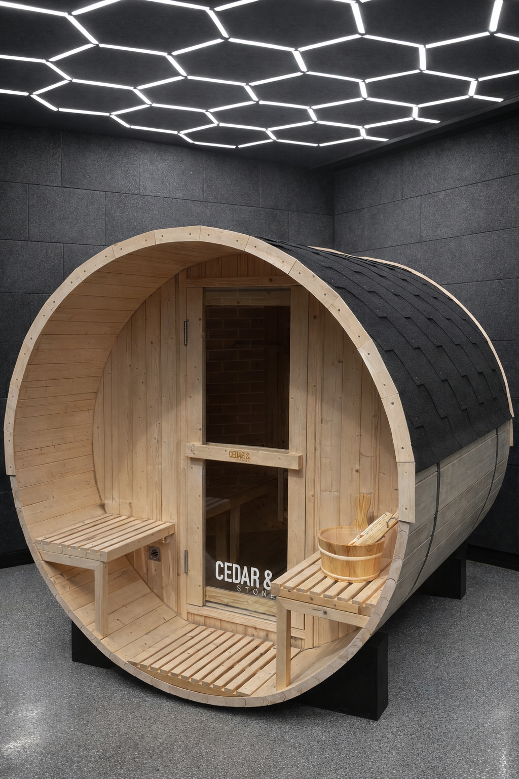 Pre Order Ashfall | 2-4 Person Traditional Barrel Sauna