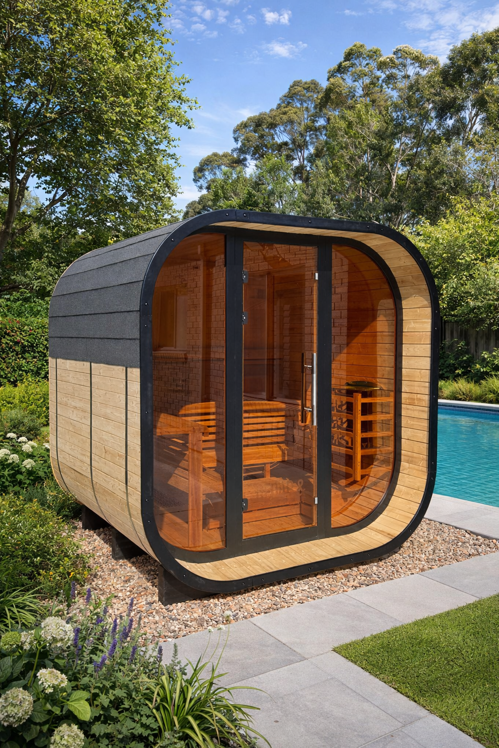 Vintara | 6-8 Person Traditional Cube Sauna