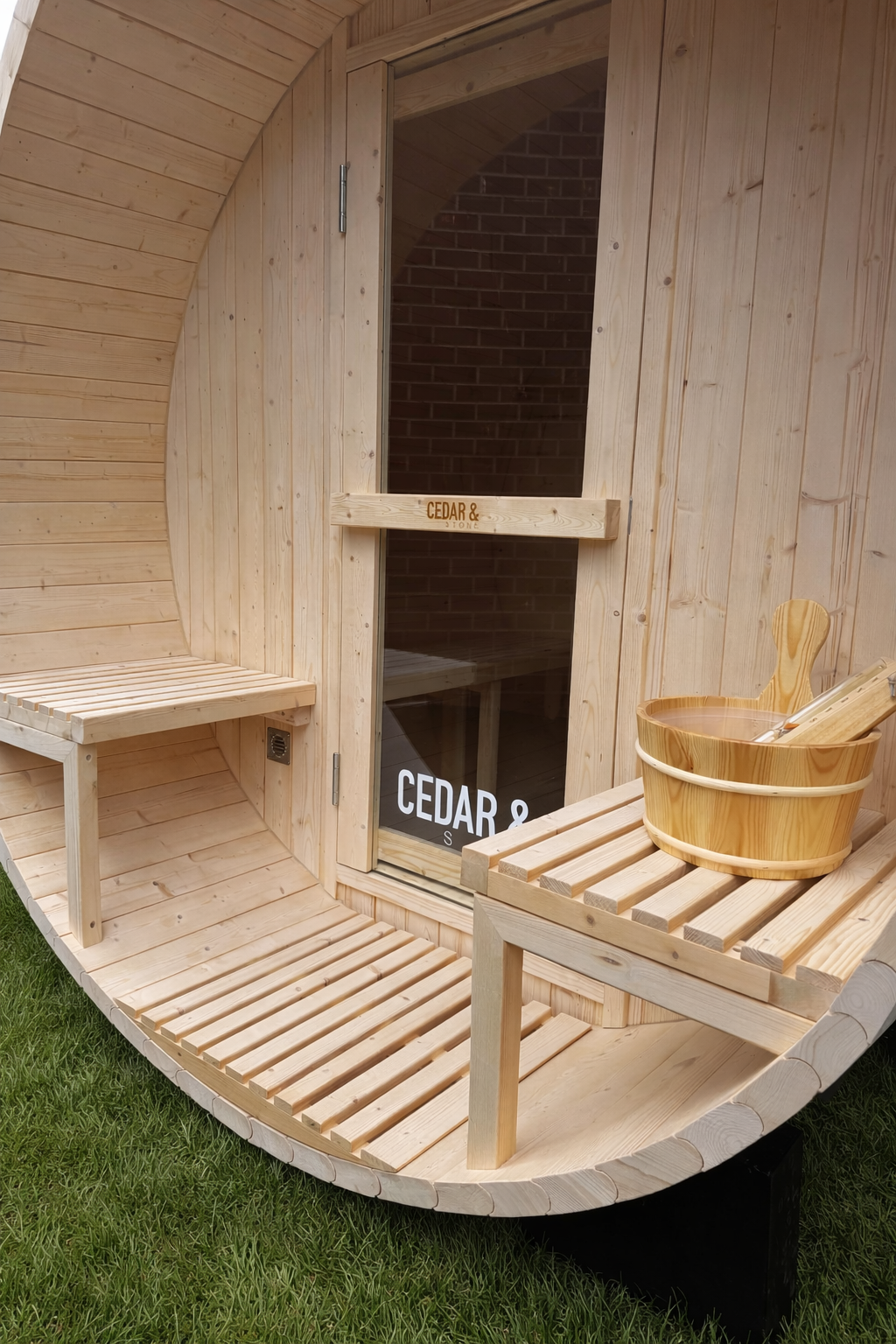 Pre Order Ashfall | 2-4 Person Traditional Barrel Sauna