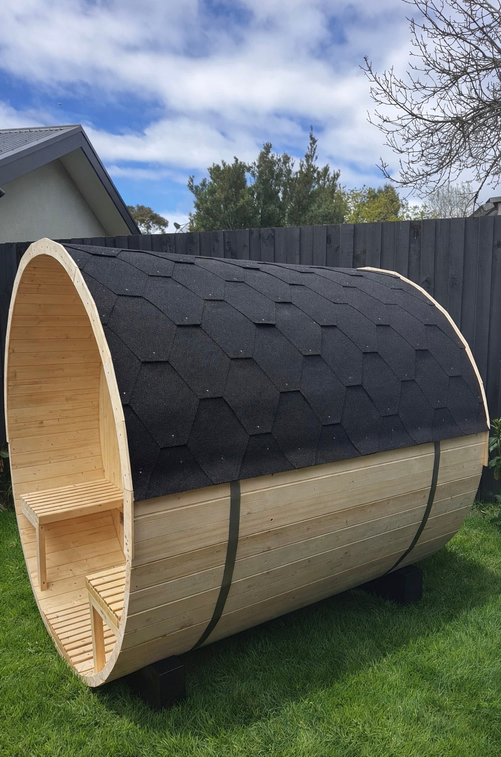 Pre Order Ashfall | 2-4 Person Traditional Barrel Sauna