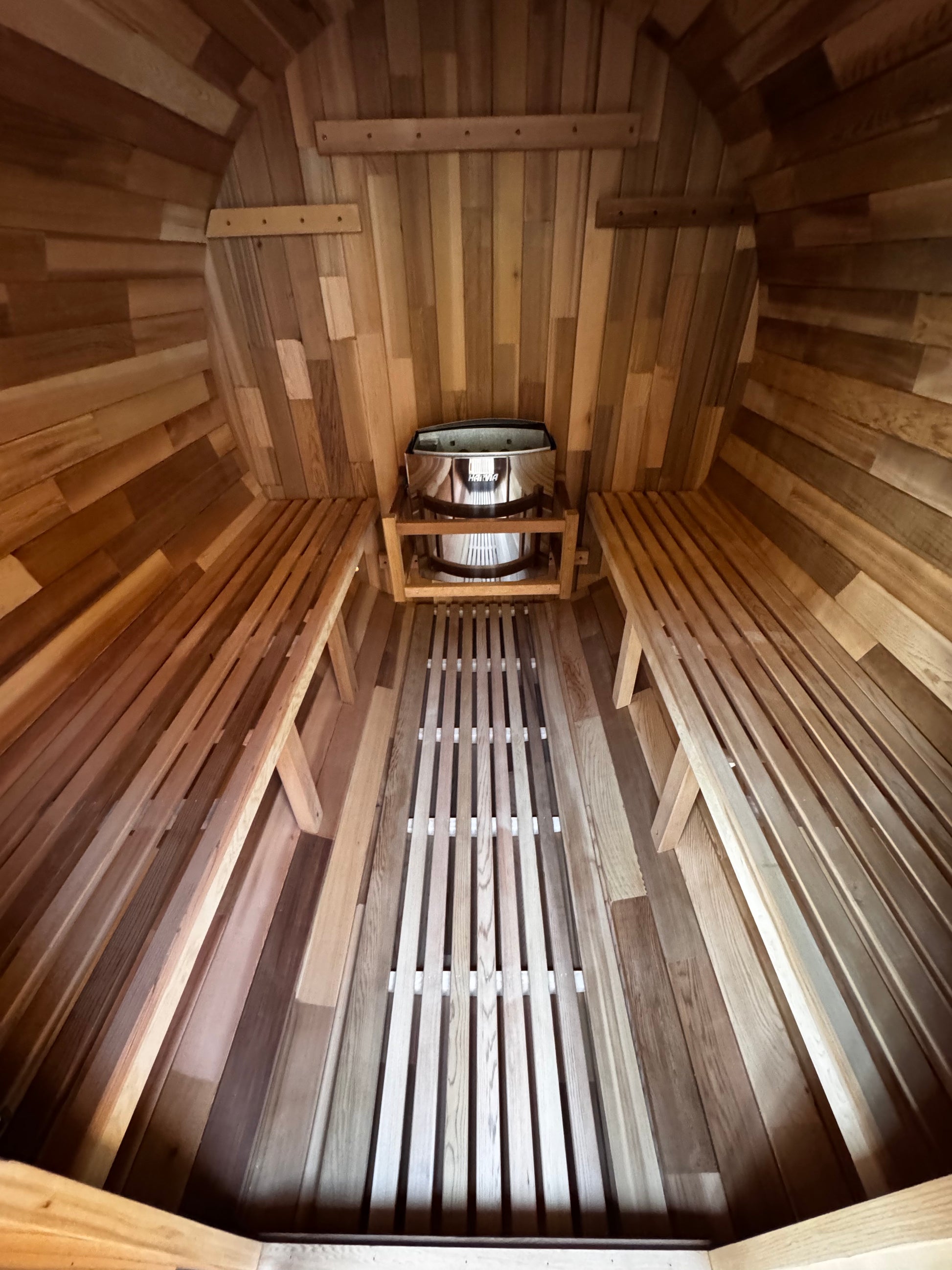 Ember XL | 4-6 Person Traditional Cedar Barrel Sauna