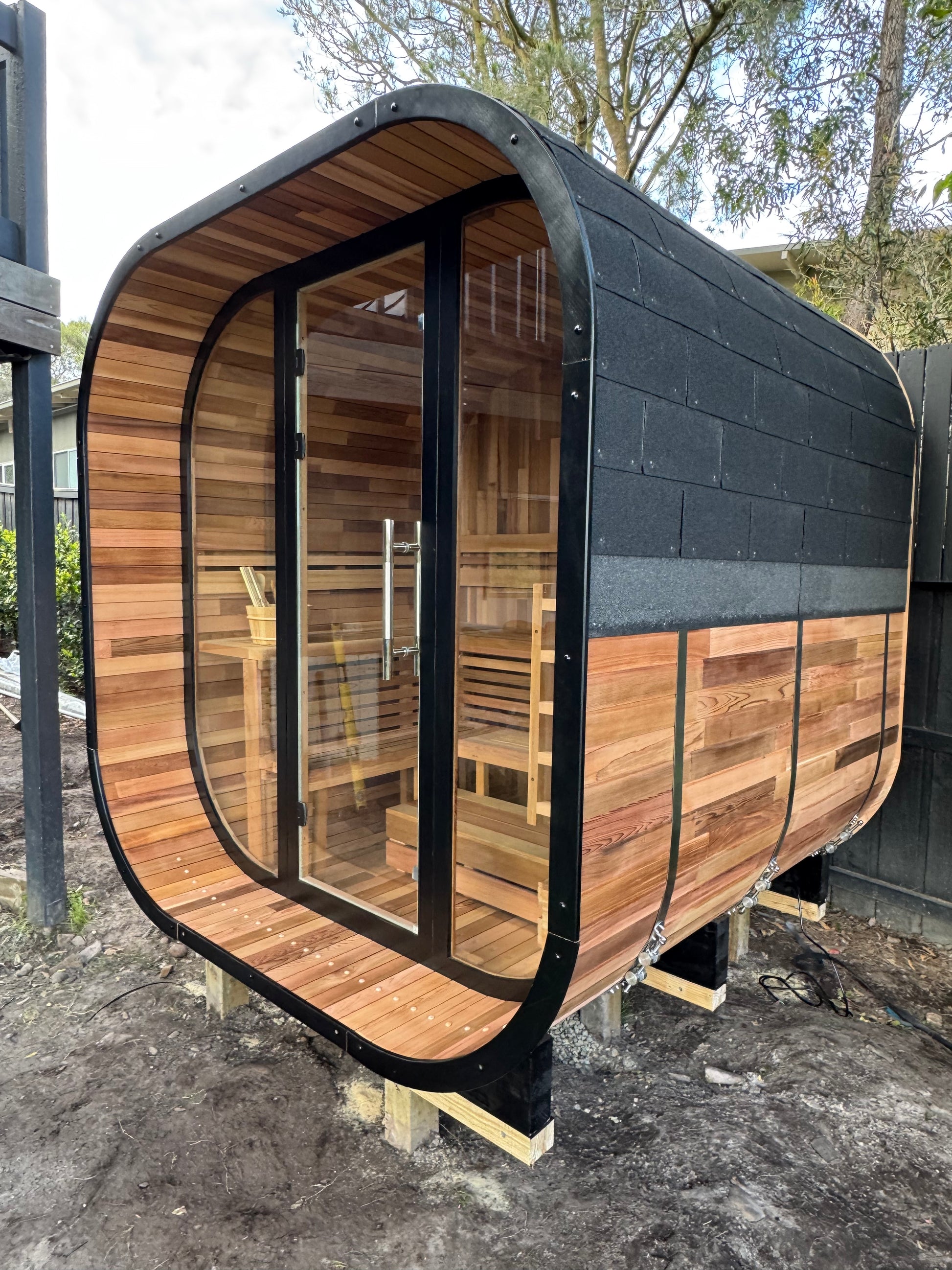 Cedara | 6-8 Person Traditional Cedar Cube Sauna