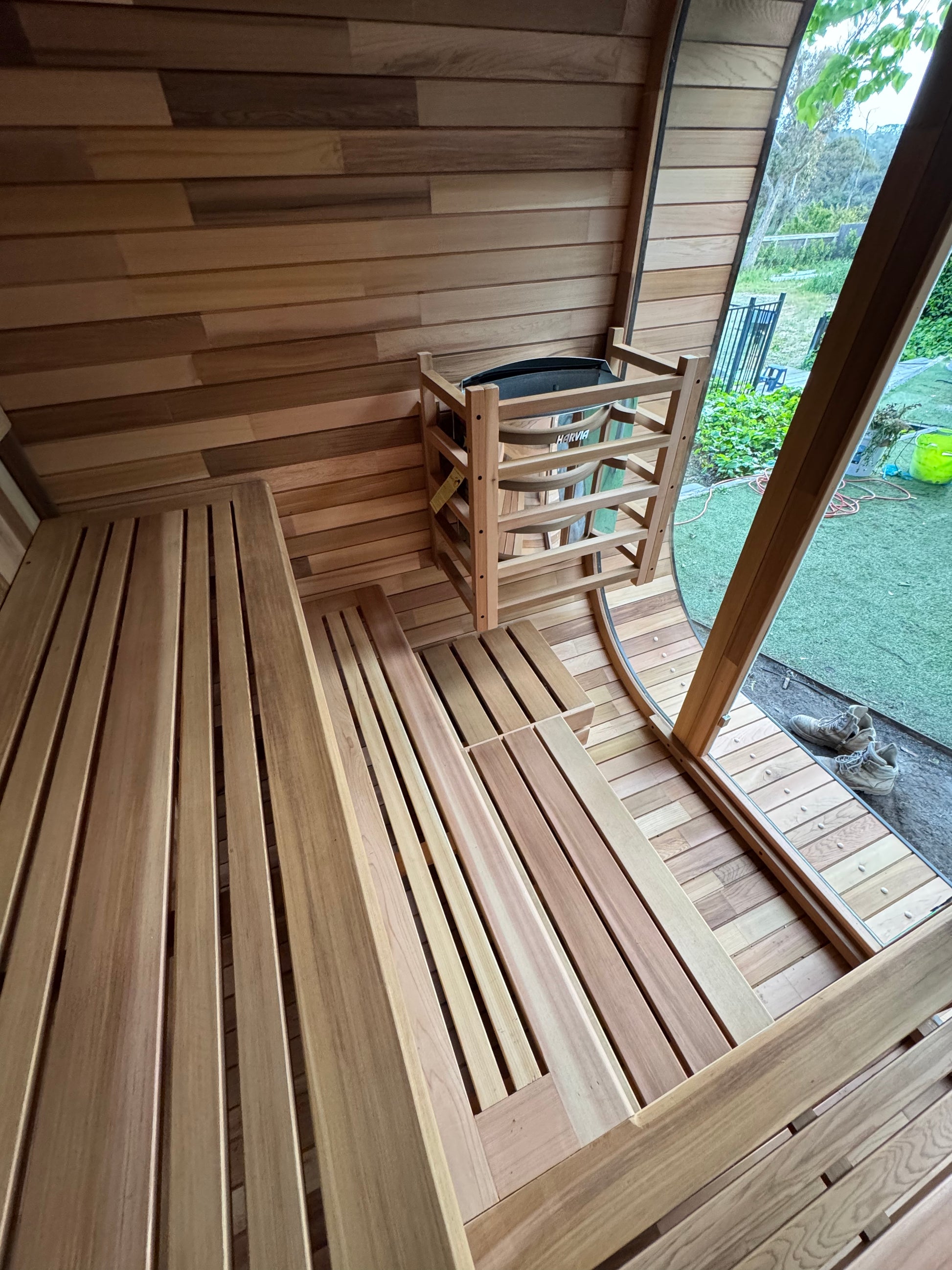 Cedara | 6-8 Person Traditional Cedar Cube Sauna