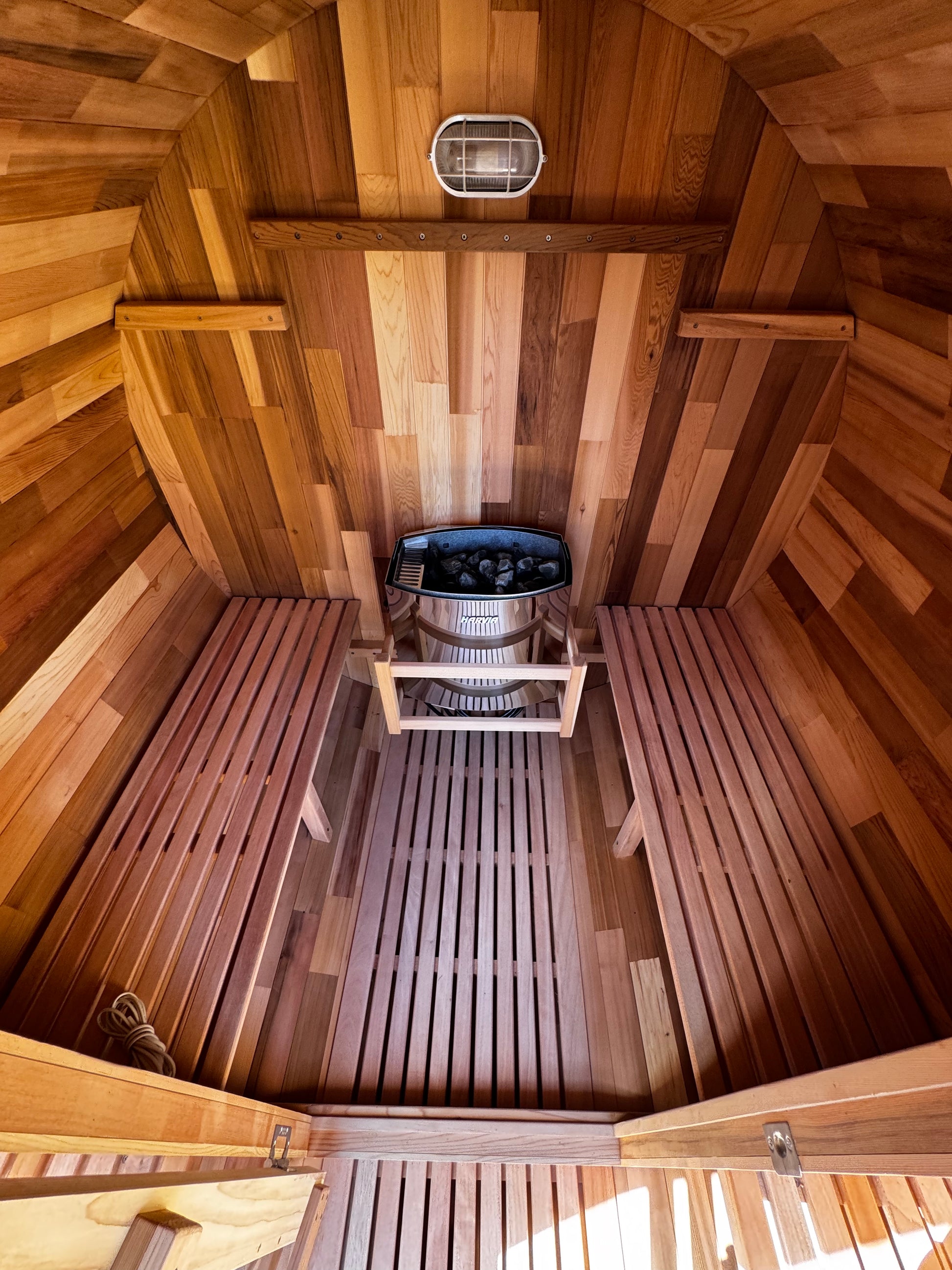 Ember | 2-4 Person Traditional Cedar Barrel Sauna