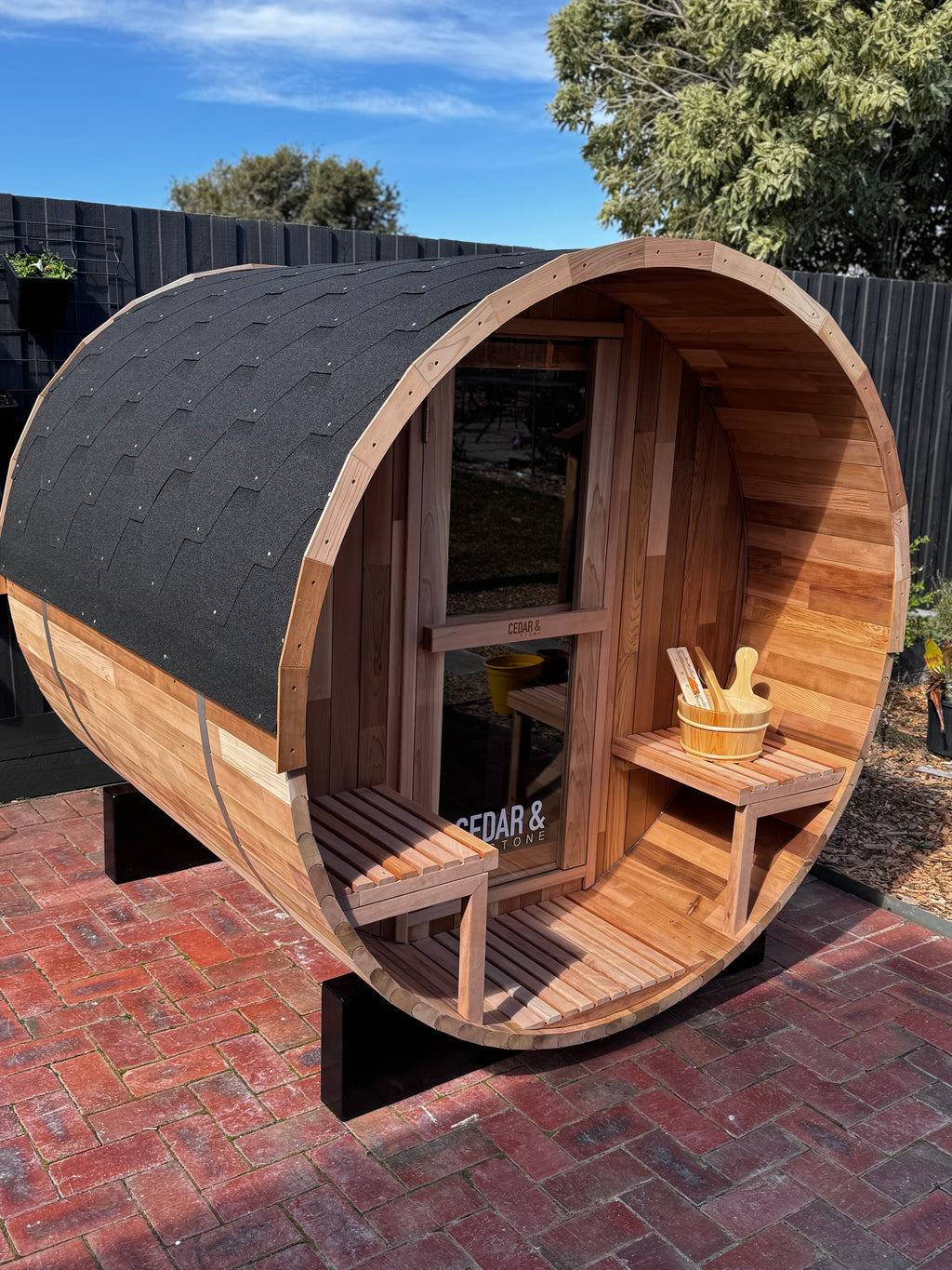 Ember | 2-4 Person Traditional Cedar Barrel Sauna